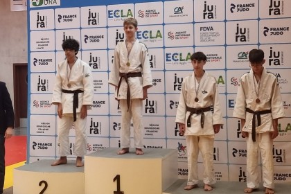 Championnats Bi départementaux cadets à Lons, Félicien se qualifie pour les chpts BFC à Saint Marcel