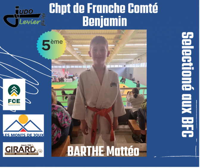 Image de l'actu 'Championnats FC benjamin, Mattéo 5ème'